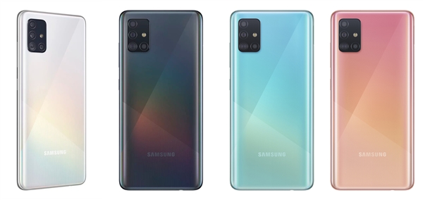 三星发布Galaxy A71、A51中端新机：打孔屏+L形四摄、三卡槽