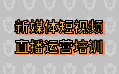 广州海珠短视频直播运营课程