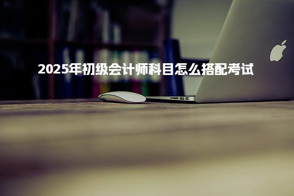 2025年初级会计师科目怎么搭配考试