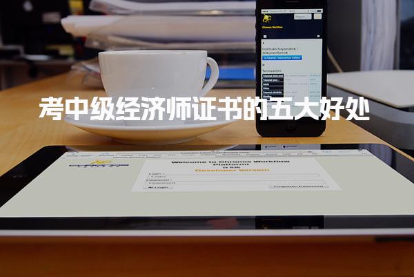 考中级经济师证书的五大好处 提升职业竞争力