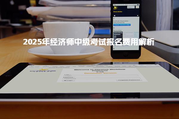 2025年经济师中级考试报名费用解析与各地标准对比