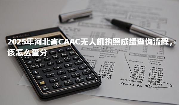 2025年河北省CAAC无人机执照成绩查询流程