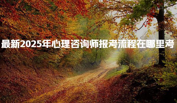 2025年心理咨询师报考流程在哪里考 报考流程详解