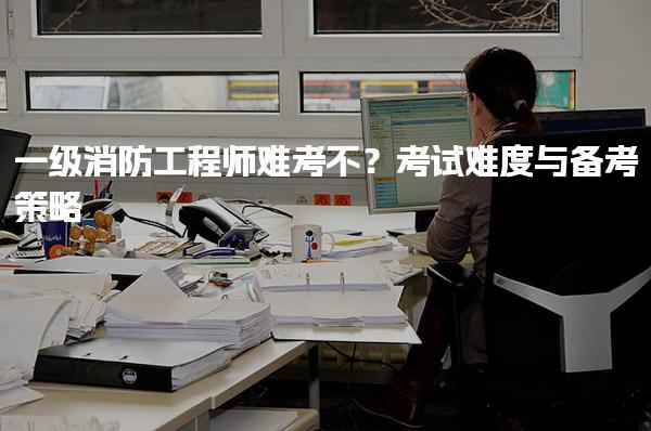 一级消防工程师难考不？考试难度与备考策略
