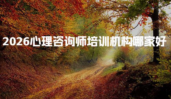 2026心理咨询师培训机构哪家好，如何选择辅导班