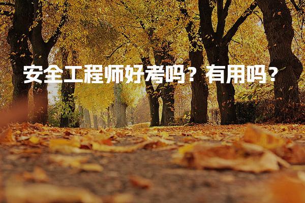 安全工程师好考吗？有用吗？通过率与职业前景