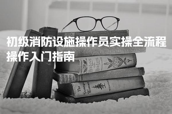 初级消防设施操作员实操全流程操作入门 关键操作模块详解