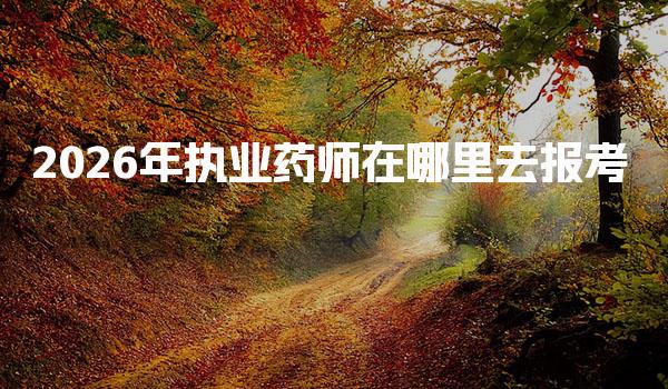 2026年执业药师在哪里去报考一年可以考几次 报考流程与资格要求