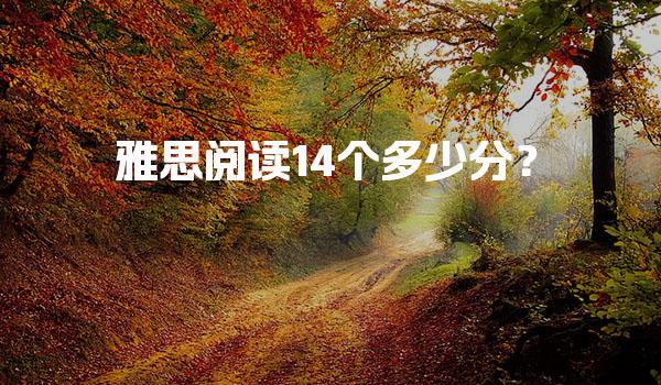 雅思阅读14个多少分？分数解读