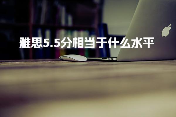 雅思5.5分相当于什么水平
