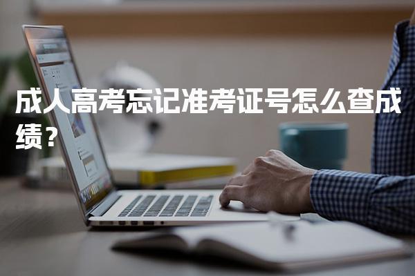 成人高考忘记准考证号怎么查成绩？
