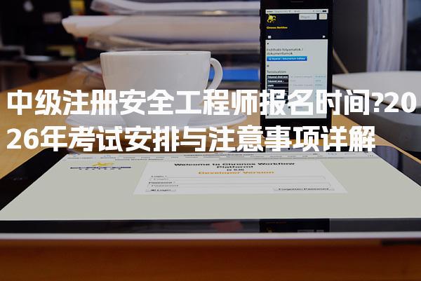 中级注册安全工程师报名时间? 2026年考试安排与注意事项详解