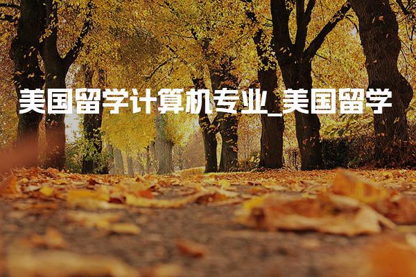 美国留学计算机专业_计算机专业介绍
