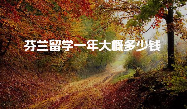 芬兰留学一年大概多少钱 芬兰留学申请条件