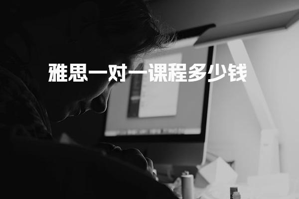 雅思一对一课程多少钱 影响雅思一对一费用的因素